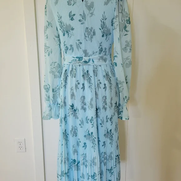 ANRABES WOMEN Floral Blue Dress - Picture 6 of 10